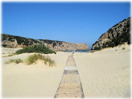 Descrizione della spiaggia di Cala Domestica.